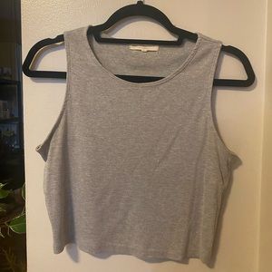 Urban Outfitters grey crop top